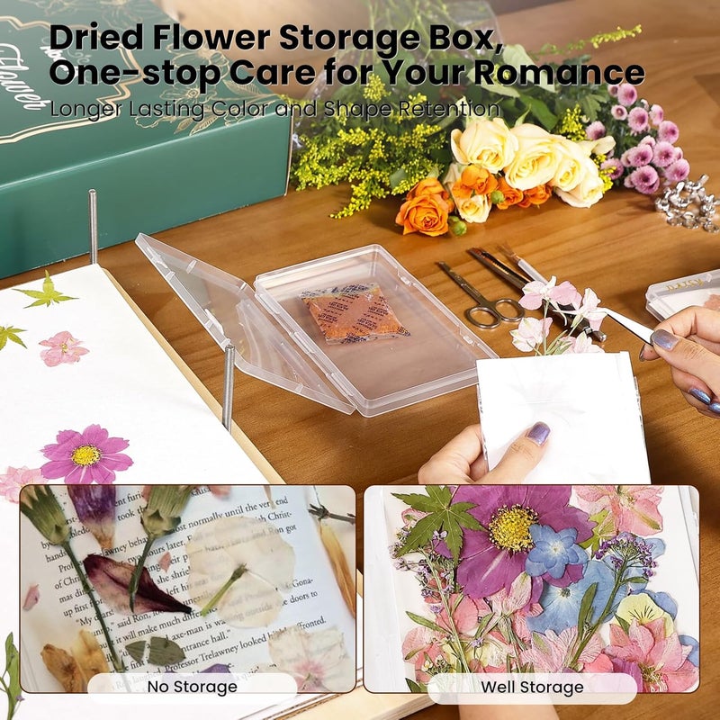 Aboofx Flower Press Kit, Craft Kits 17" x 11.8" 5-Layers Wooden Flower Pressing Kit for Crafts Pressed Flowers and Plant for DIY Art, Preservation for Bookmark Frame Wedding Drying - Image 5